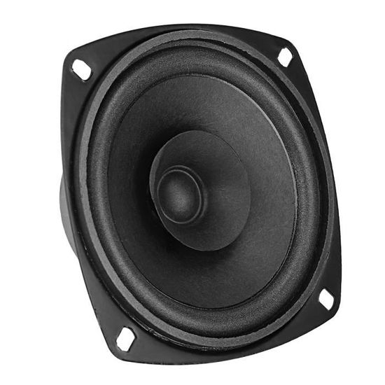 Haut-Parleur Coaxial Voiture 5 Pouces 400W - Universel, Pour Portes Ou Tableau De Bord, Noir