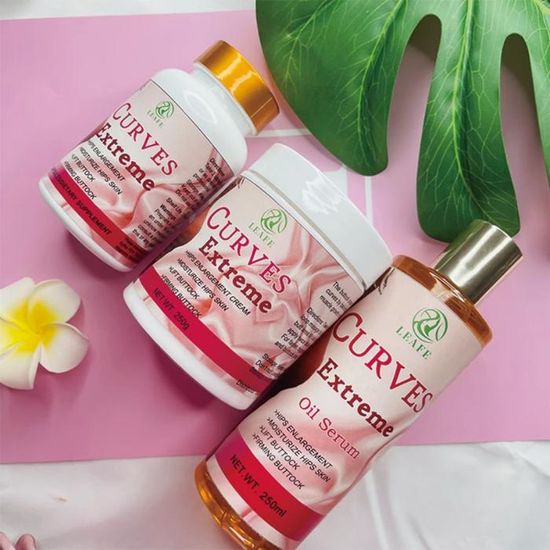 Kit Complet 6 Produits à Base De Maca - Pour Galbe Des Fesses Et Hanches, Huiles Essentielles