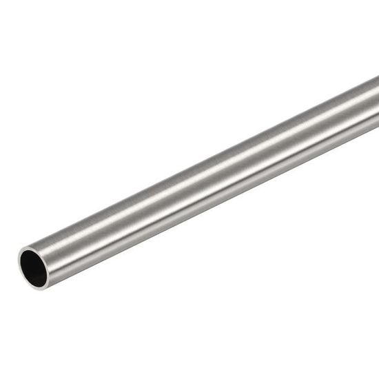 SOURCING MAP Tube Rond Acier inox 304 12mm Diamètre extérieur 1mm Épaisseur 250mm Longueur 1Pcs