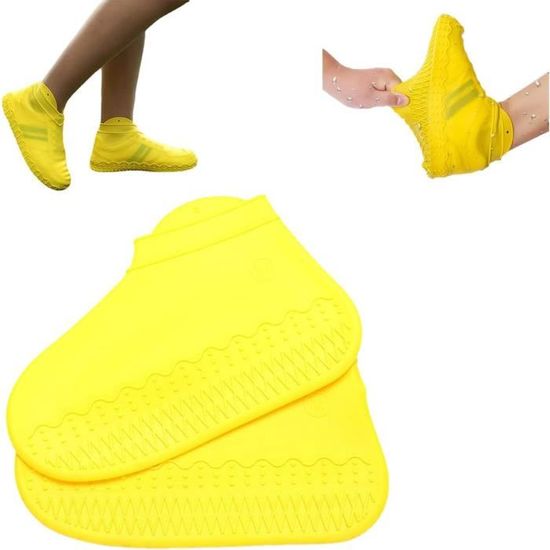 LAN Couvre-Chaussures Étanche Couvre-Chaussures Anti-Dérapant En Silicone Paissis Imperméables