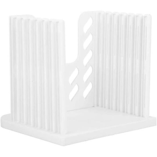 Coupe-pain Avec Bac De Rangement 2 En 1 - Guide Réglable, Ramasse-miettes, Pliable, Idéal Pour Pain Maison