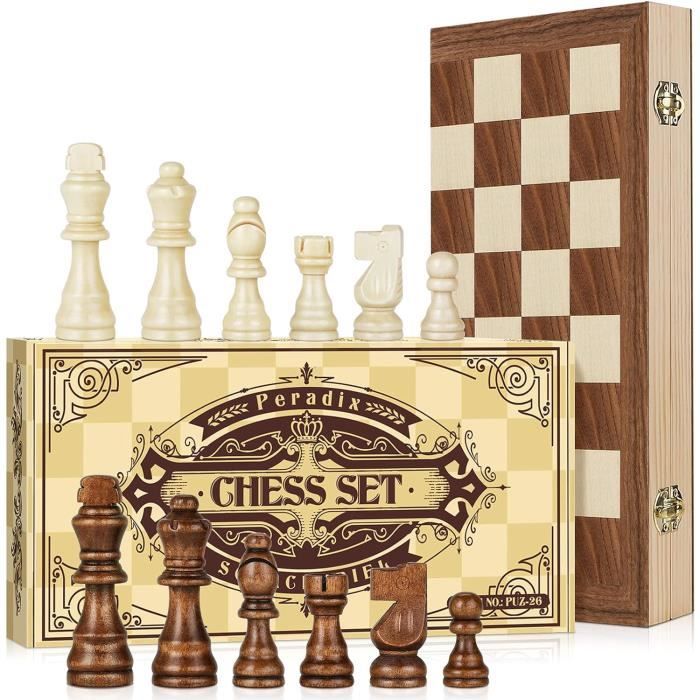 SALALIS Jeu D'échecs échecs En Bois Jeu D'échecs En Bois Cadeau D