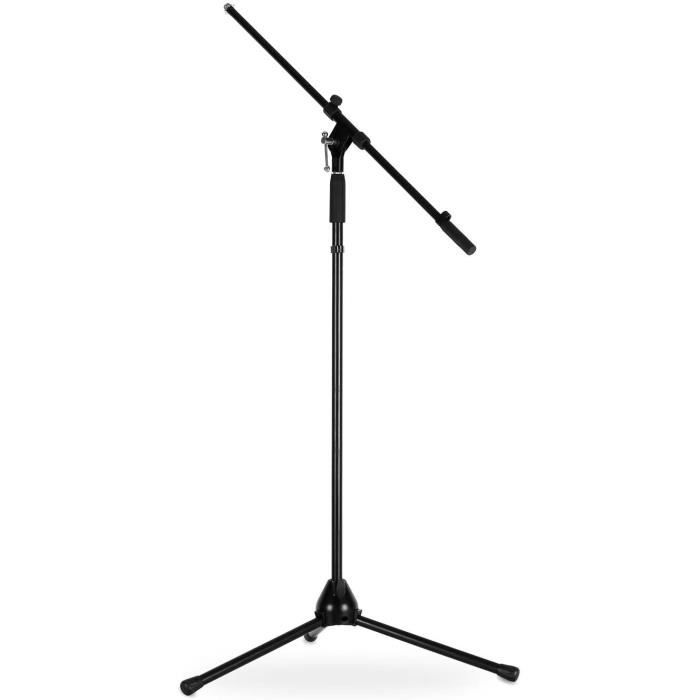 Pied De Micro Professionnel Maclean MC-898 - Bras Réglable, Gestion Des Câbles, Fixation Par Pince, Charge Max 1 Kg