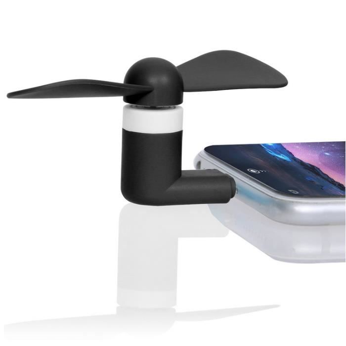 Microphone USB Fan Mini Fan Téléphone Pour noir Android
