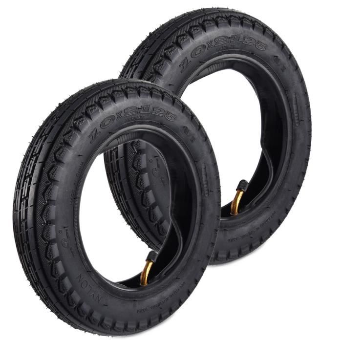 Tyre Pneu + Chambre à air 10 x 2,125 10- pour Smart Self électrique 2 roues Scooter 10 Pouce Monocycle Pack de 2 Sets