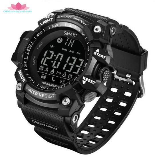 Montres Hommes Sports de mode faire des photos étape Bluetooth intelligent électronique imperméable à l'eau montre masculine