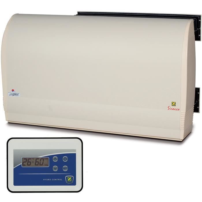 Déshumidificateur piscine sirocco 80 encastré   appoint 3 kw