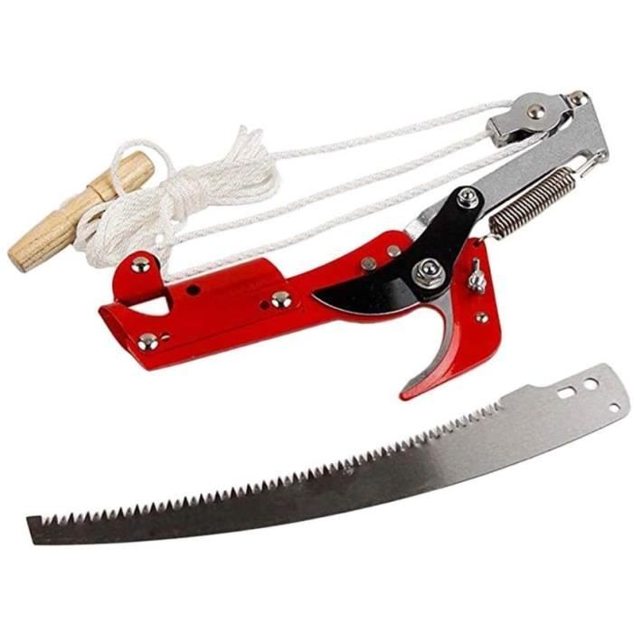 Sécateur télescopique pour arbre de coupe extensible, lame de scie de jardin, coupe-engrenages, outil d’élagage à main extensible