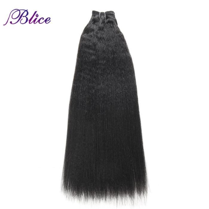 #27 24 pouces -Extensions cheveux, tissage synthétique, lisse ou crépu de 10 à 24 pouces, Super extensions capillaires, mèches de c