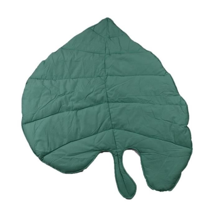 Tapis d'éveil,MOTOHOOD feuille forme bébé tapis de jeu dessin animé bébé infantile tapis rampant tapis de jeu - Type green-110cm