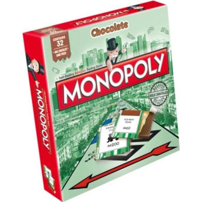 HASBRO _Jeux Edition en Chocolat _MONOPOLY 90 g