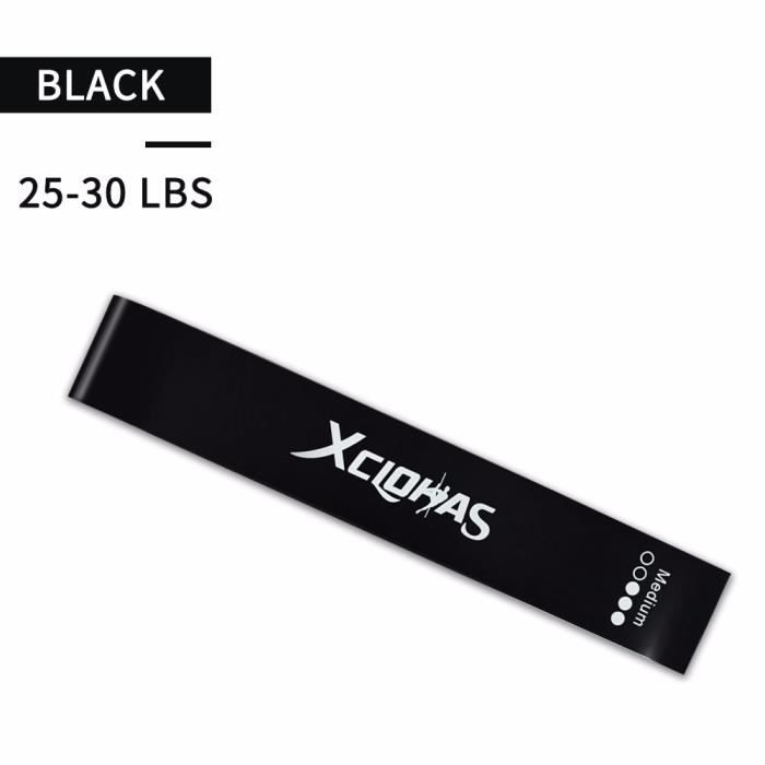 25-30lbs Elastiques de COULEUR à 5 niveaux bandes RéSiStance pour hommes, Bands10-50LBS GOMME, Fitness, Yoga,