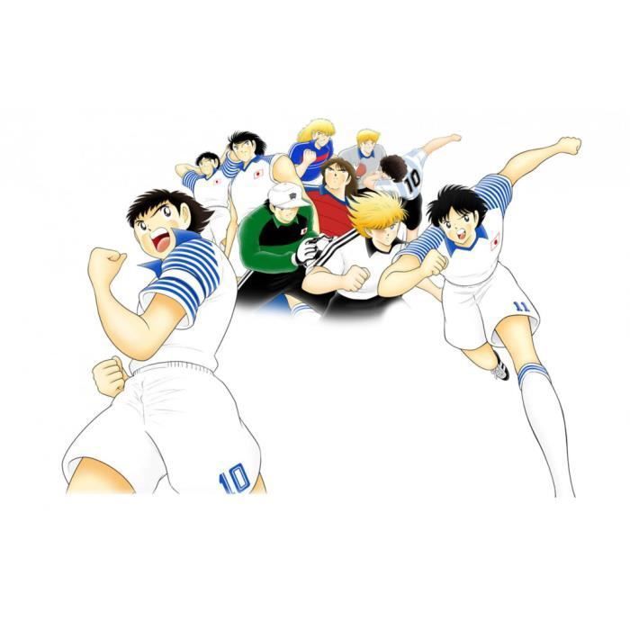 Poster Affiche Olive et Tom Equipe Captain Tsubasa Manga Cartoon Football 31cm x 48cm