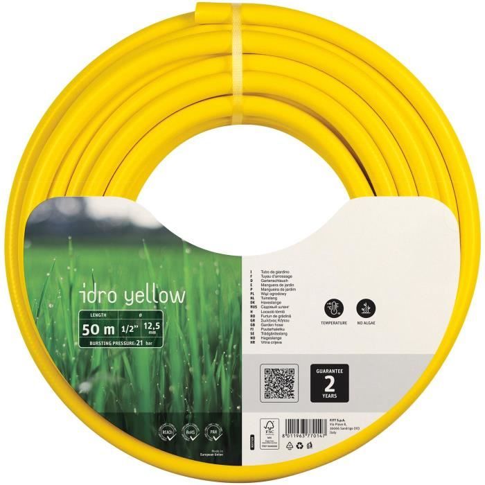 FITT Tuyau Idro - Ø12,5mmx50m - Jaune