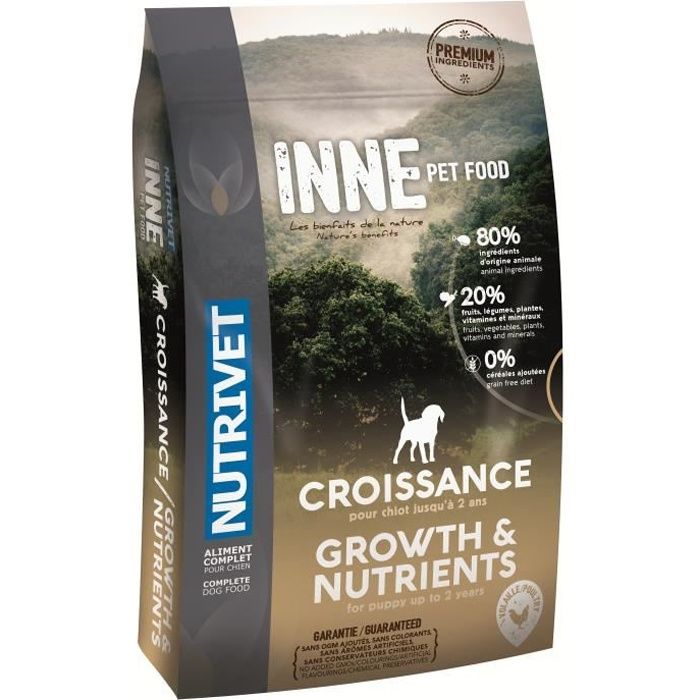NUTRIVET Croquettes au poulet Inne Croissance - Pour chiot - 3 kg