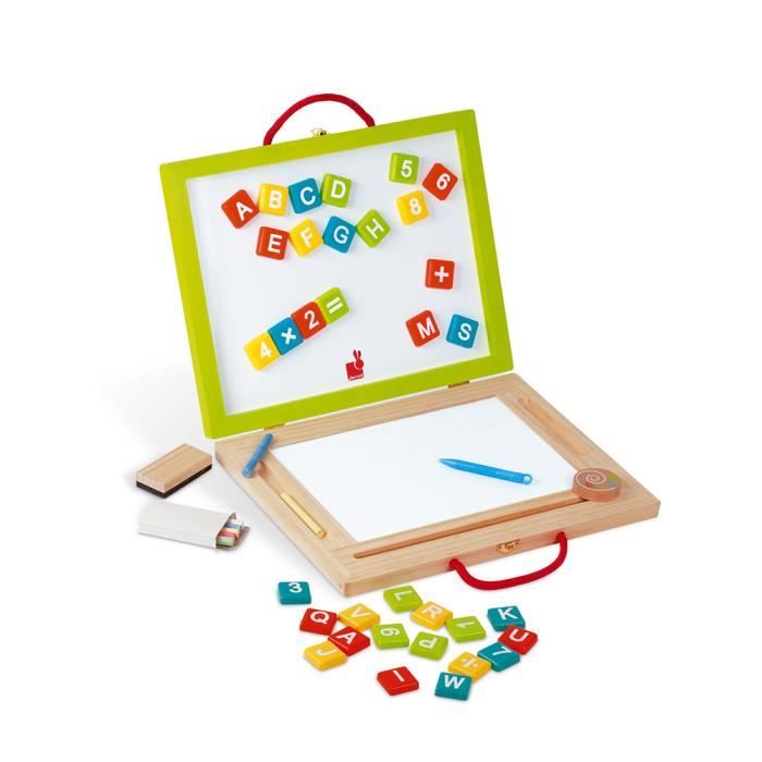 JANOD - Tableau Magic 4 en 1 (bois) - Dès 3 Ans