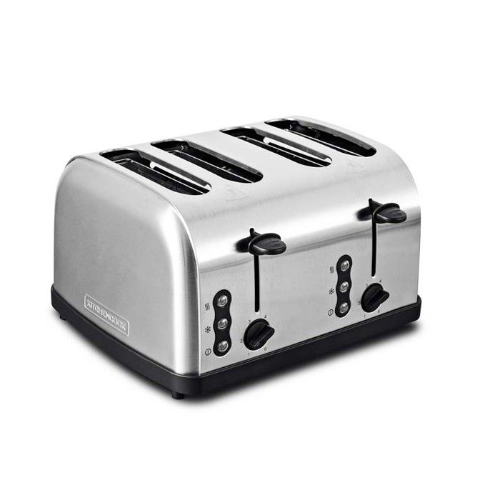Grille Pain Inox 3 Fonctions Quatre Fentes Family_toastxl_inox De Kitchencook