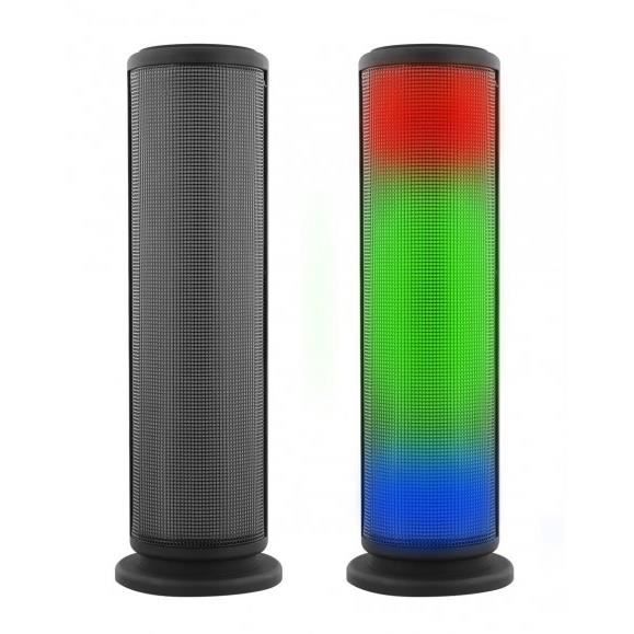 Enceinte Bluetooth lumineuse Stéréo 2 x 3 Watts LED