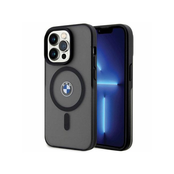 Coque téléphone - BMW - BMHMP14XDSLK - Coque rigide - iPhone 14 Pro Max - Noir Signature