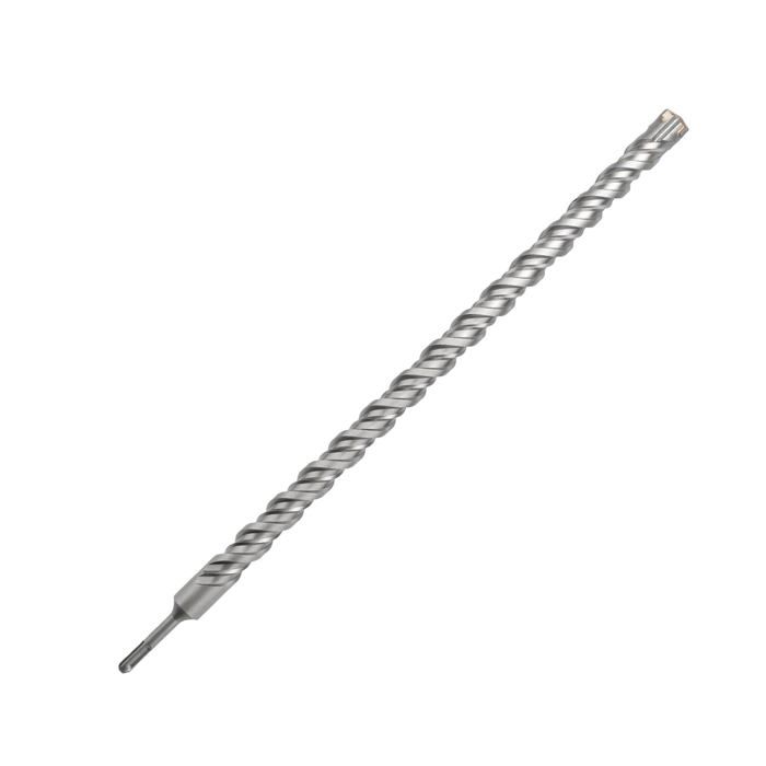 Foret SDS Plus 10x600 Mm - Pour Béton, Brique, Pierre - Pointe Carbure 4 Fraises - Perceuse à Percussion