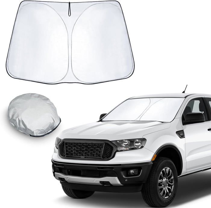 Compatible Avec Ford Ranger 2016-2022 Pare-Soleil De Voiture Couverture ...