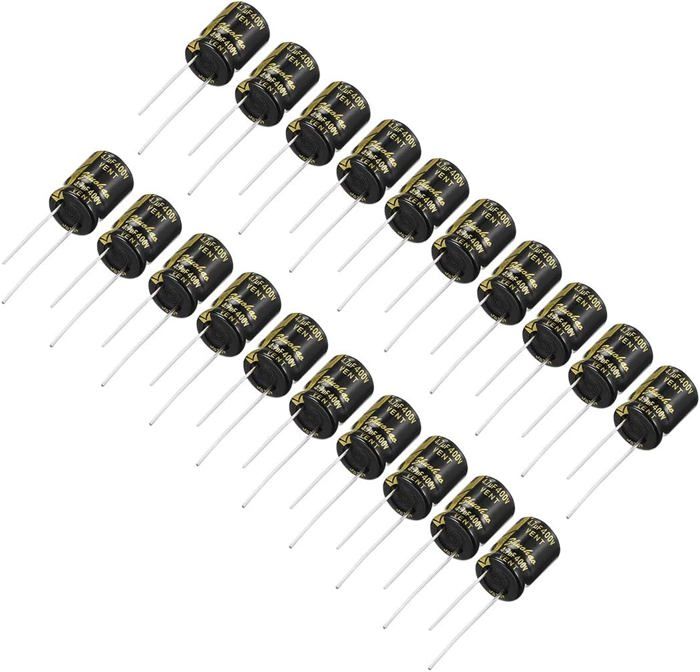 Lot De 10 Condensateurs électrolytiques 4,7 µF 50V 105°C - Neufs