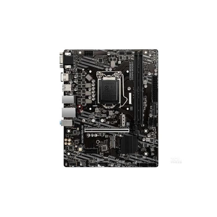 Carte mère MSI H410M PRO-VH Intel H410 LGA 1200 2xDDR4 SDRAM 64 Go Micro ATX - Msi