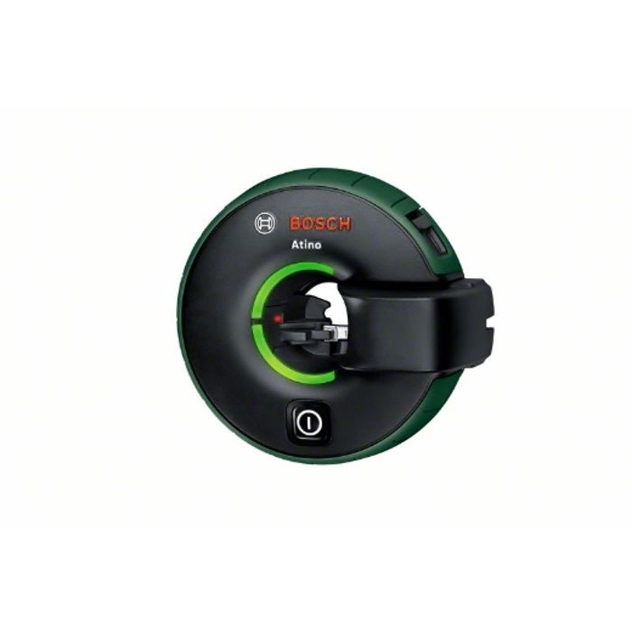 Bosch Niveau laser avec mètre ruban (2m) intégré Atino laser ligne 2,2 m, faisceau rouge, laser classe 2
