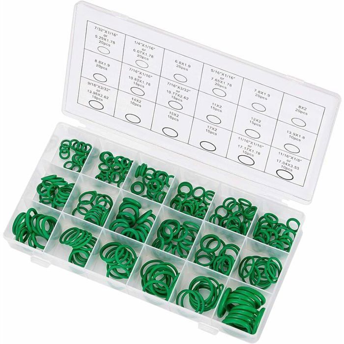 JNNJ 270 Pièces Joints Toriques Nitrile - 18 Tailles Différentes - Pour Véhicule, Climatisation, Électroménager