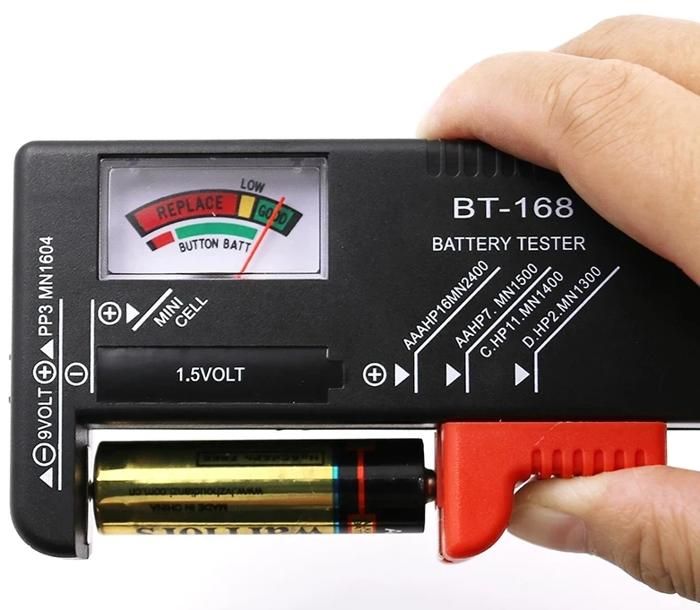 Testeur De Piles Numérique Universel - Pour AA, AAA, C, D, 9V, Piles Bouton, Sans Pile Nécessaire