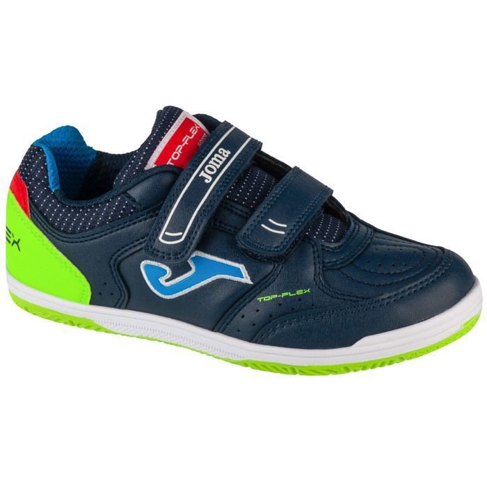 Chaussures de foot en salle pour un garçon - Bleu marine - Joma Top Flex Jr 25 TPJS INV
