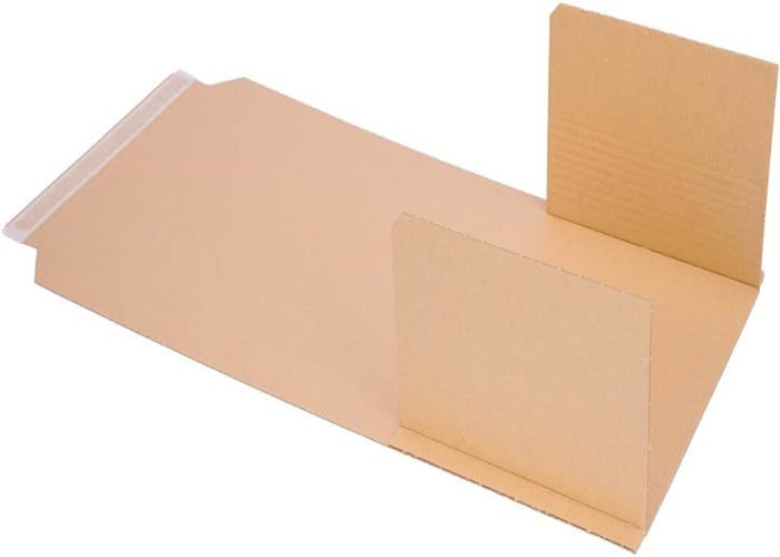Boekverpakking 217 x 155 x 10 - 50 mm Bruin, 25 st/pak