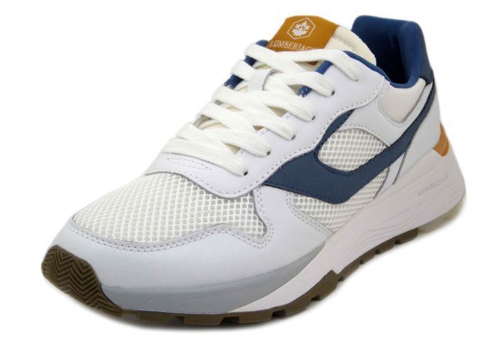 LUMBERJACK Basket Homme - LUMBERJACK - Blanc - Lacets -Semelle amovible