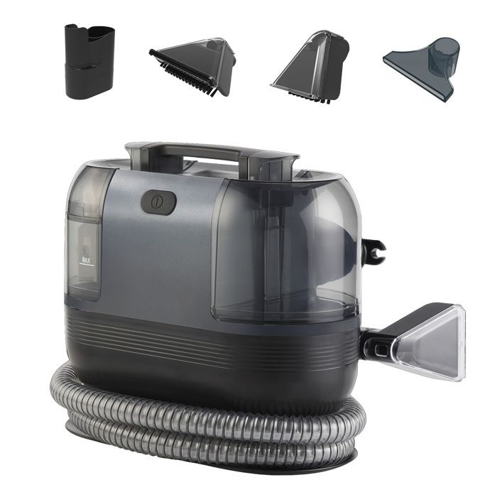 Aspirateur Nettoyeur de Tapis 1500 W Nettoyeur Canapé Tissu 15 KPa Forte Aspiration Lavage Eau décontamination 35000 RPM - Prumya