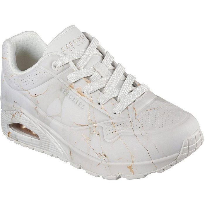 Skechers Baskets Skechers Uno - Marbel Marvel Blanc Femme