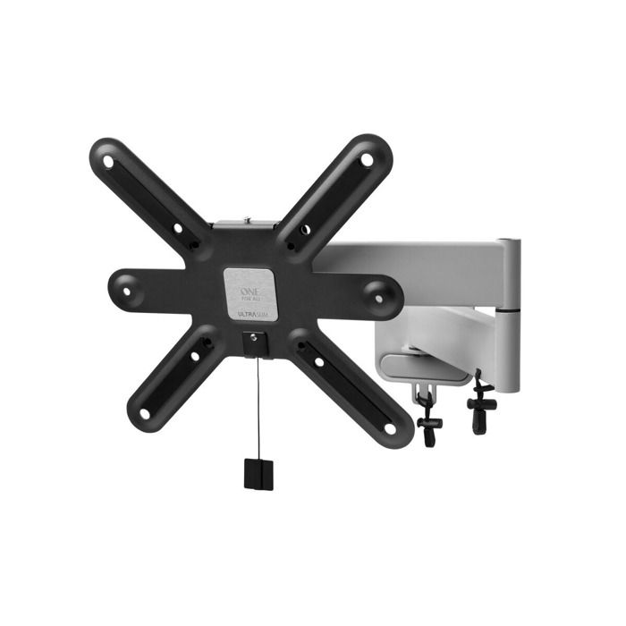 Support mural pour écran plat One For All Support orientable Ultra Slim WM6254 Argent pour écran de 13 à 43