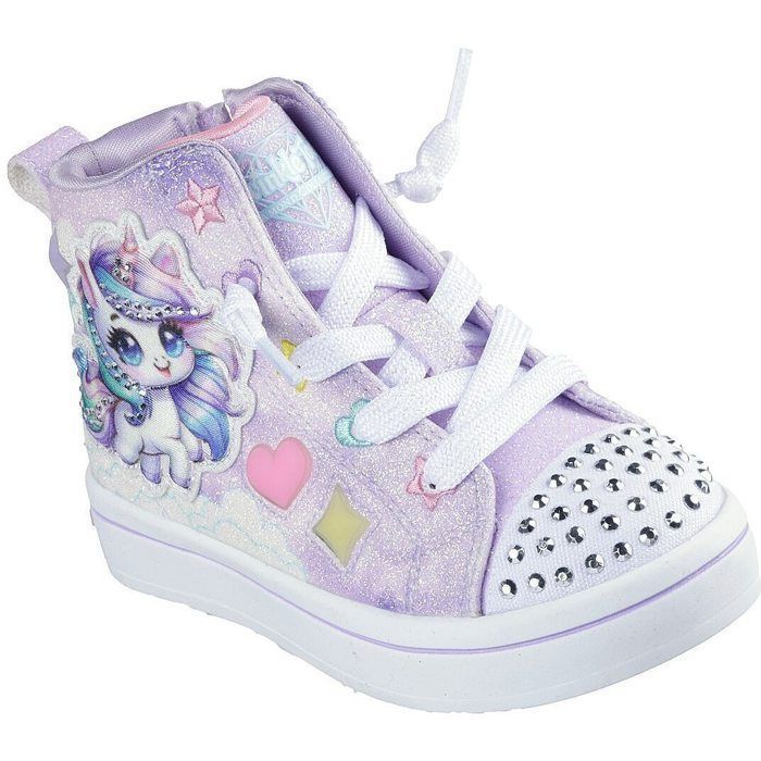 Baskets - SKECHERS - Twi-Lites 2.0 Unicorn Glam - Rose - Synthétique - Technologie Lights
