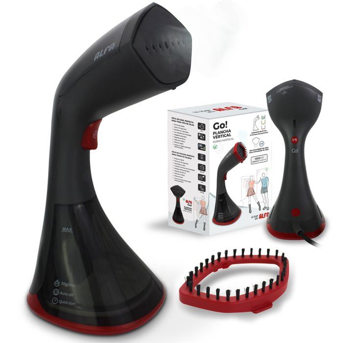 Fer à vapeur vertical - Alfa - GO - 1630 W - Vapeur continue 30 g/min - Réservoir 200 ml - Prêt en 30 secondes - Alfa