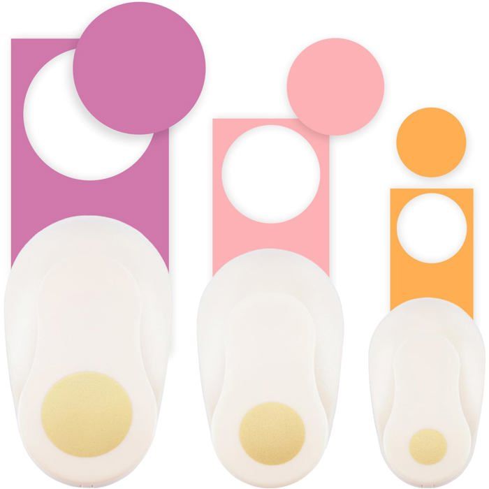 Craftelier - Perforatrice à Levier De Cercle Festonné De 7,62 Cm (3") De Diamètre | Convient Au Papier Et Au Carton | Idéal Pour Le Bricolage Et Le Scrapbooking | Taille Approx