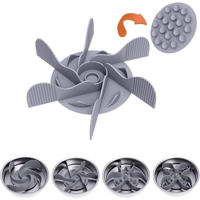 Gamelle Anti Glouton pour Chien Insérer Gamelle D‘Alimentation Lente pour Chiens Accessoires Favorise Une Alimentation Saine et