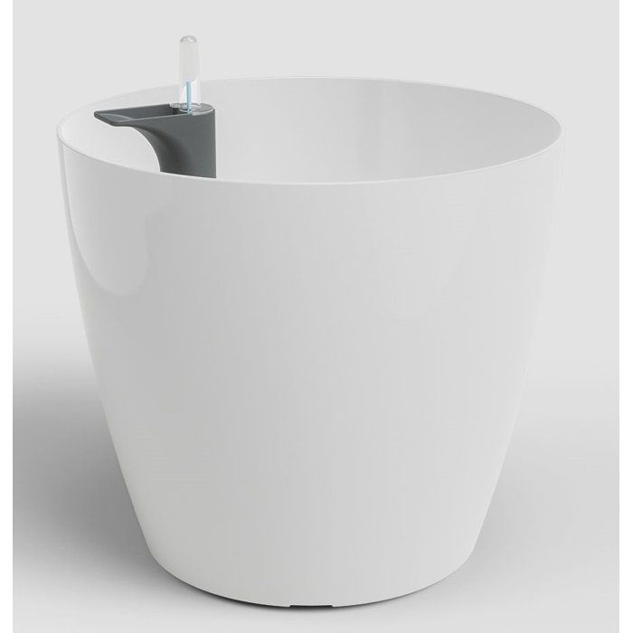 Artevasi Pot fleuri San Remo 30 cm anthracite avec arrosage auto 14,5 L - vue 1