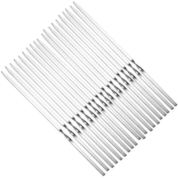 5 Fourchettes Télescopiques Pour Barbecue - Longueur 30,5 à 80,5 Cm, Manche En Bois, Acier Inoxydable