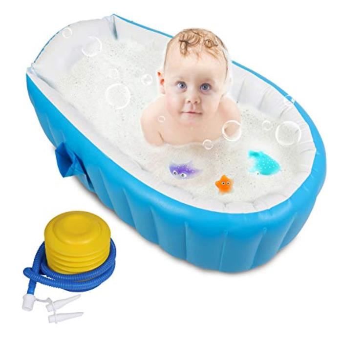 Kit Bain Bebe J98ey Baignoire Gonflable Mise A Niveau Pour Bebe Avec Pompe A Air Baignoire De Bain Antiderapante Pour Bebe Portable Cdiscount Pret A Porter
