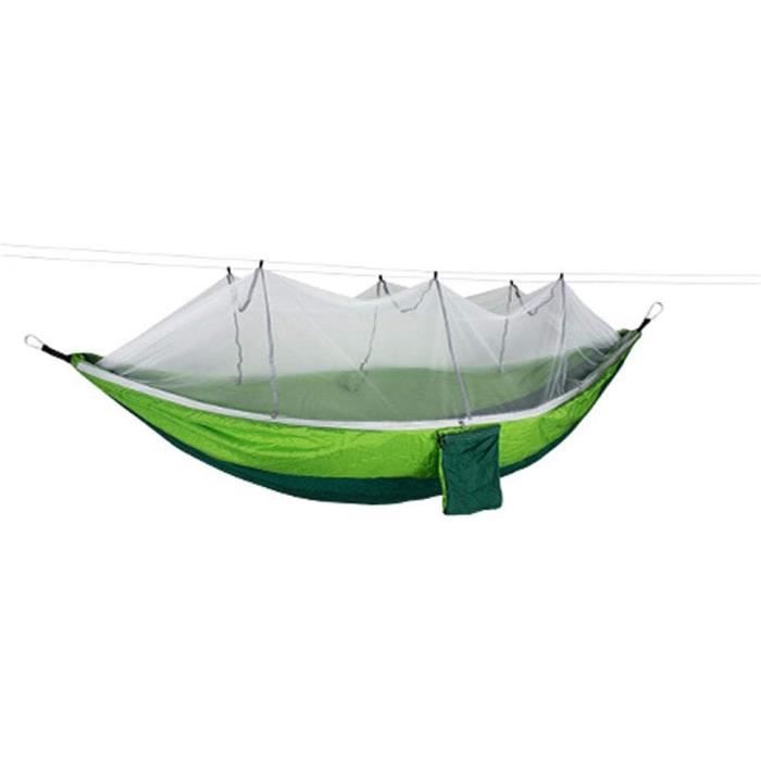 Hamac Avec Moustiquaire Intégrée - 4x8 Pieds (environ 1.2x2.4m) - Pour Camping, Randonnée - Neuf