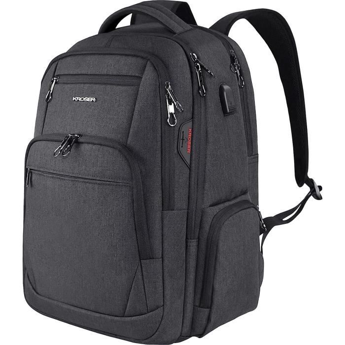 Sac À Dos Pour Ordinateur Portable 17.3 Grand Sac Imperméable