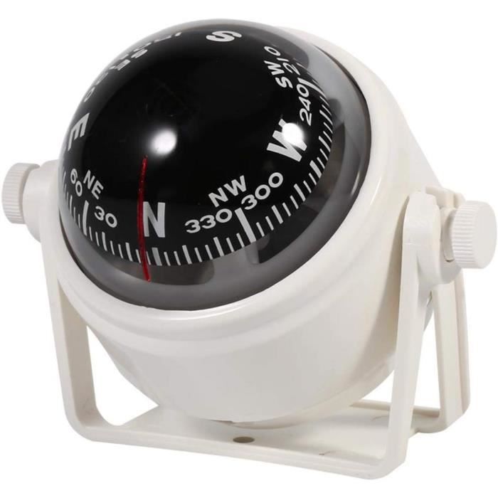 Boussole LED Électronique Pour Bateau - Haute Précision, Support Réglable - Navigation Marine, Camping