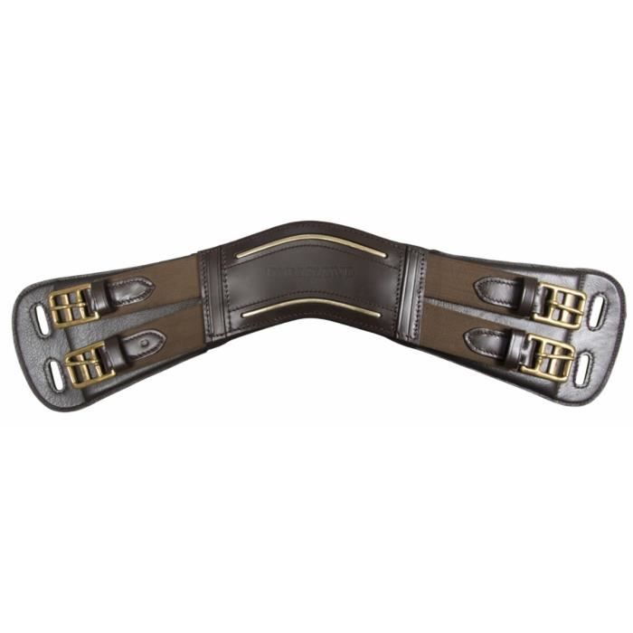 Sangle De Selle Western Equinate En Peau D'agneau Synthétique - 90 Cm, Naturel - Large, Sans élastique, Lavable 30°C