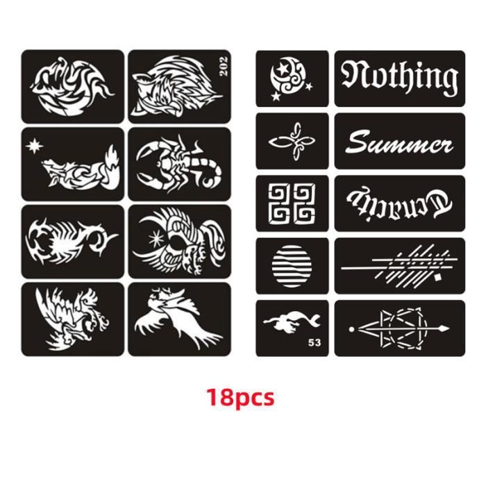 6pcs Pochoirs à Fleurs De Grande Taille Pour Clôture De