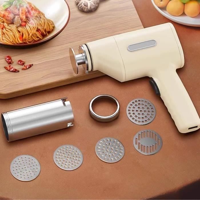 Machine à Pâtes électrique Avec 13 Moules - 260W, 500g De Farine, Moteur En Cuivre, Pour Usage Domestique