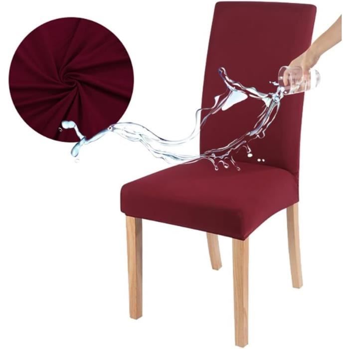 Lot De 4 Housses De Chaise De Salle à Manger, Extensibles Et Universelles Amovibles Pour Salle A Manger Cuisine Restaurant Et Hotel Gris 97321520